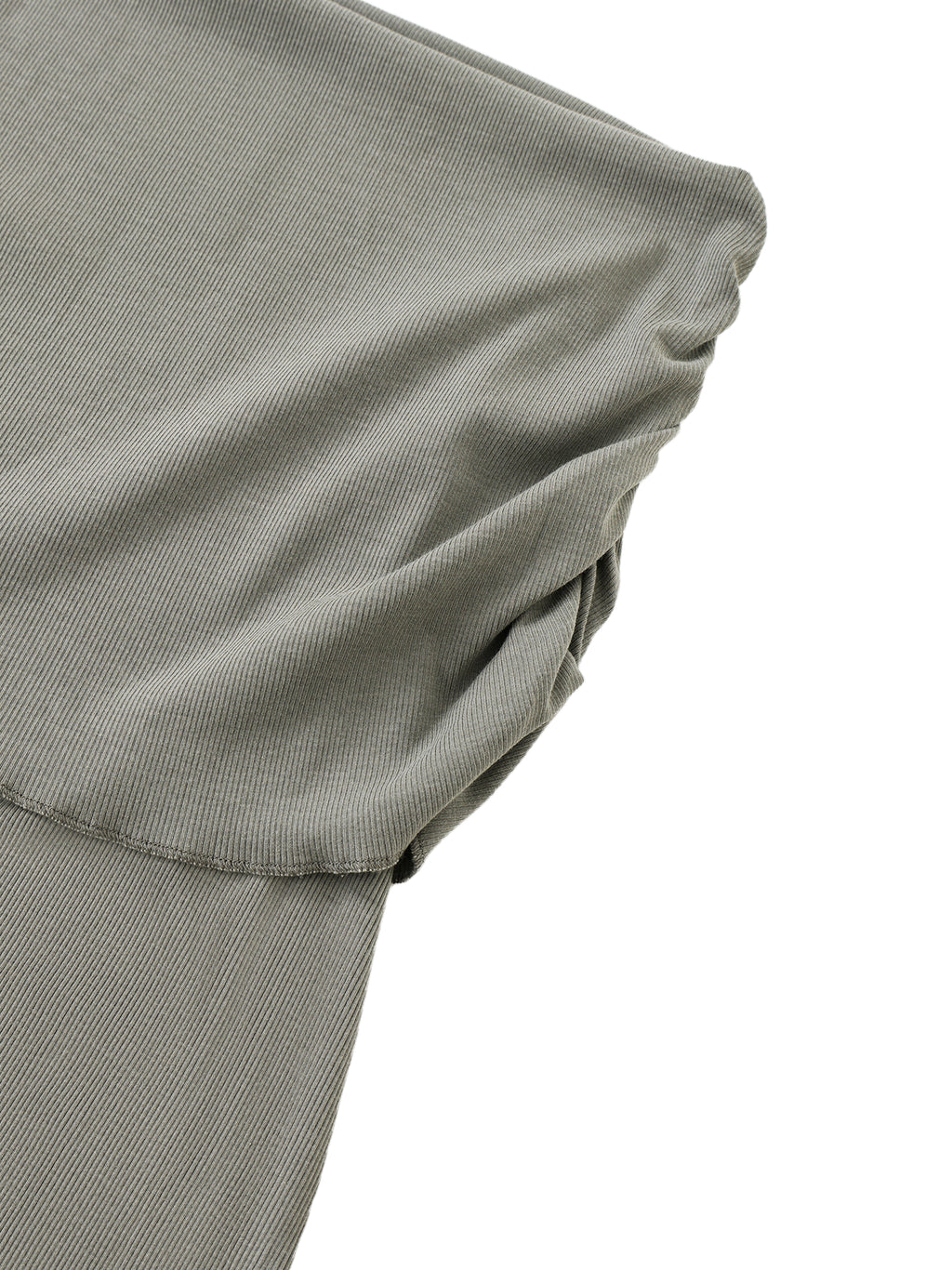 Dyed Washed Straight Hip-Hugging Slim Maxi Skirt