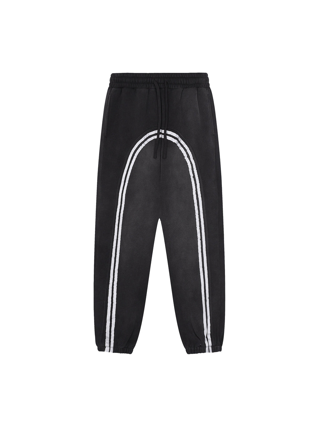Sun Fade Contrast Tape Fleece Jogged Sweatpants